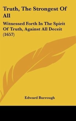 Truth, The Strongest Of All - Burrough, Edward