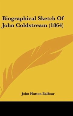 Biographical Sketch Of John Coldstream (1864)