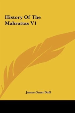 History Of The Mahrattas V1