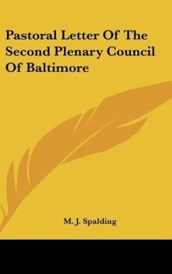 Pastoral Letter Of The Second Plenary Council Of Baltimore