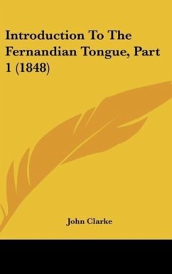 Introduction To The Fernandian Tongue, Part 1 (1848)