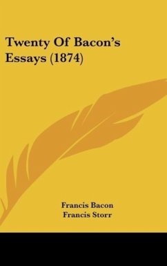 Twenty Of Bacon's Essays (1874) - Bacon, Francis