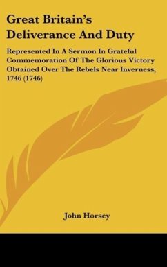 Great Britain's Deliverance And Duty - Horsey, John