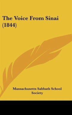 The Voice From Sinai (1844) - Massachusetts Sabbath School Society