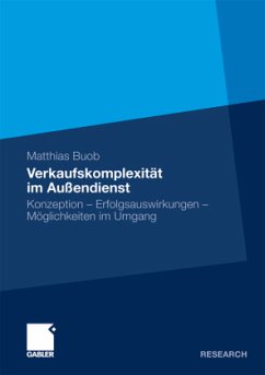 Verkaufskomplexität im Außendienst - Buob, Matthias