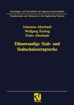 Dünnwandige Stabtragwerke und Stabschalentragwerke - Altenbach, Johannes; Kissing, Wolfgang; Altenbach, Holm