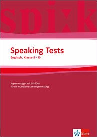 Cover Speaking tests - Englisch, Klasse 5 - 10
