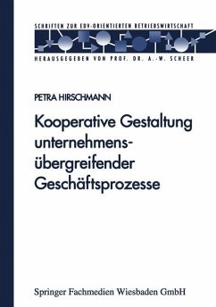 Kooperative Gestaltung unternehmensübergreifender Geschäftsprozesse - Hirschmann, Petra