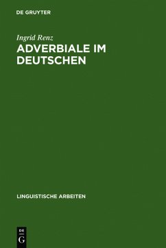 Adverbiale im Deutschen - Renz, Ingrid