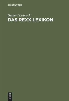 Das REXX Lexikon - Leibrock, Gerhard