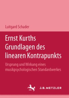 Ernst Kurths 'Grundlagen des linearen Kontrapunkts' - Schader, Luitgard