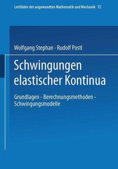 Schwingungen elastischer Kontinua - Stephan, Wolfgang;Postl, Rudolf