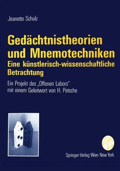 Gedächtnistheorien und Mnemotechniken - Schulz, Jeanette