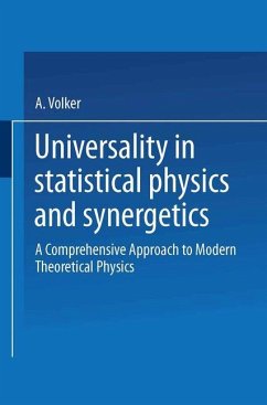 Universality in Statistical Physics and Synergetics - Weberruß, Volker A.