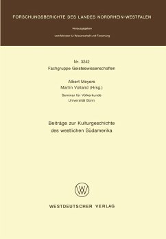 Cover Beiträge zur Kulturgeschichte des westlichen Südamerika