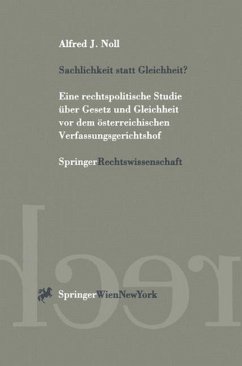 Cover Sachlichkeit statt Gleichheit?