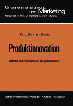 Produktinnovation - Schmitt-Grohé, Jochen