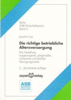 Cover Die richtige betriebliche Altersversorgung