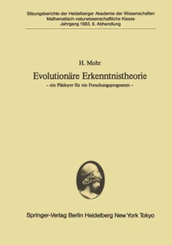 Evolutionäre Erkenntnistheorie - Mohr, H.