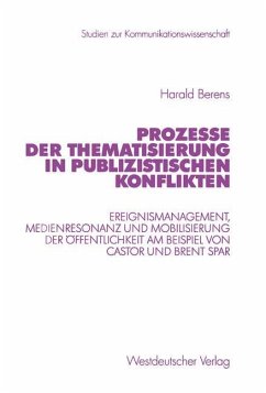Prozesse der Thematisierung in publizistischen Konflikten - Berens, Harald