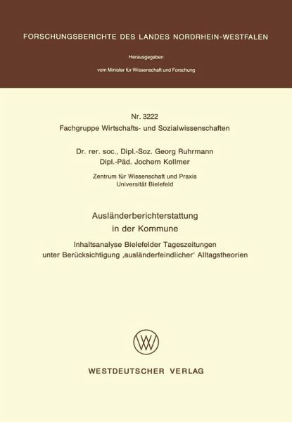 Ausländerberichterstattung in der Kommune