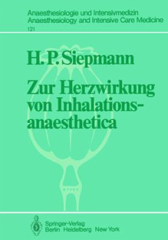 Zur Herzwirkung von Inhalationsanaesthetica - Siepmann, H. P.