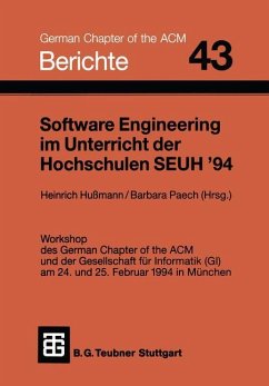 Software Engineering im Unterricht der Hochschulen SEUH ¿94