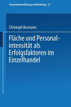 Fläche und Personalintensität als Erfolgsfaktoren im Einzelhandel - Burmann, Christoph
