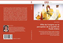 Cover Effet de l''origine sur la perception de la qualité de l''huile d''olive