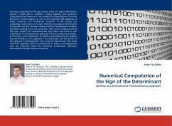 Numerical Computation of the Sign of the Determinant