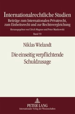 Die einseitig verpflichtende Schuldzusage - Wielandt, Niklas