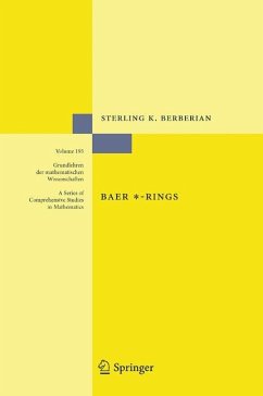 Baer *-Rings - Berberian, Sterling K.