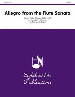 Allegro from the Flute Sonata: Flute and Keyboard
