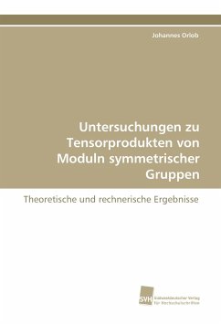 Untersuchungen zu Tensorprodukten von Moduln symmetrischer Gruppen - Orlob, Johannes