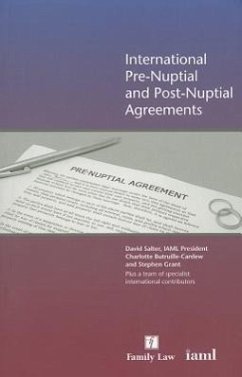 International Pre-nuptial and Post-nuptial Agreements - Salter, David Butruille-Cardew, Charlotte Francis, Nicholas Grant, Stephen