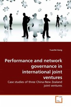 Performance and network governance in international joint ventures - Kang, Yuanfei
