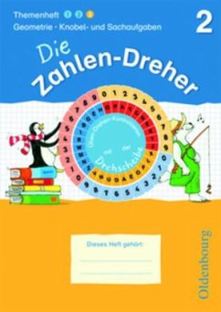 Cover 2. Schuljahr, Themenheft 3: Geometrie · Knobel- und Sachaufgaben / Die Zahlen-Dreher