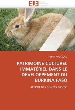 Patrimoine Culturel Immatériel Dans Le Développement Du Burkina Faso - KOURAOGO, Patrice