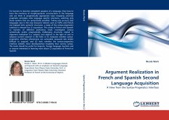 Argument Realization in French and Spanish Second Language Acquisition