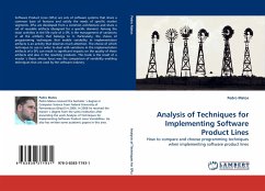 Analysis of Techniques for Implementing Software Product Lines