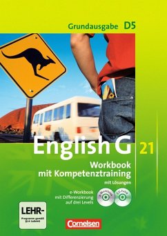 Englisch G 21, Grundausgabe D5, workbook mit Kompetenztraining