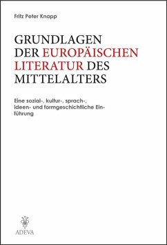 Cover Grundlagen der Europäischen Literatur des Mittelalters