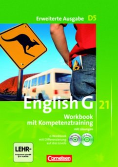 Cover English G 21, workbook mit Kompetenztraining