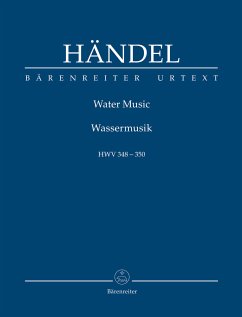 Cover Wassermusik HWV348-350 für Orchester Studienpartitur