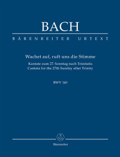 Cover Wachet auf ruft uns die Stimme Kantate Nr.140 BWV140 Studienpartitur (dt)