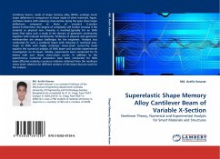 Superelastic Shape Memory Alloy Cantilever Beam of Variable X-Section