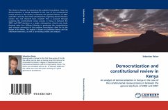 Cover Democratization and constitutional review in Kenya