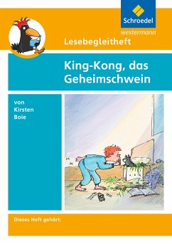 Cover Lesebegleitheft zum Titel King-Kong, das Geheimschwein von Kirsten Boie