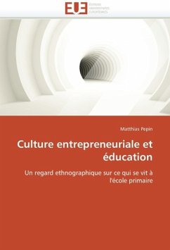 Culture Entrepreneuriale Et Éducation
