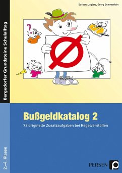 Bußgeldkatalog 2. 2. bis 4. Klasse - Bemmerlein, Georg;Jaglarz, Barbara